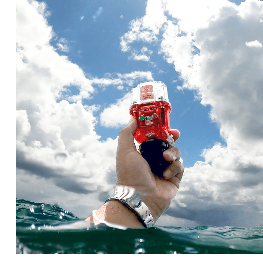 海面0mでのダイバーの画像